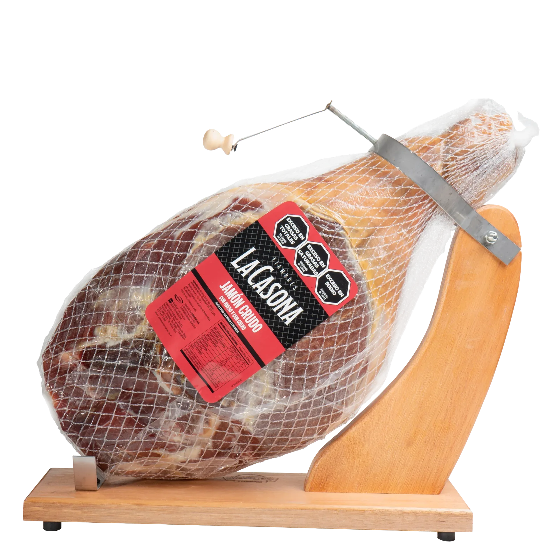 Jamón Crudo con Hueso y con Cuero